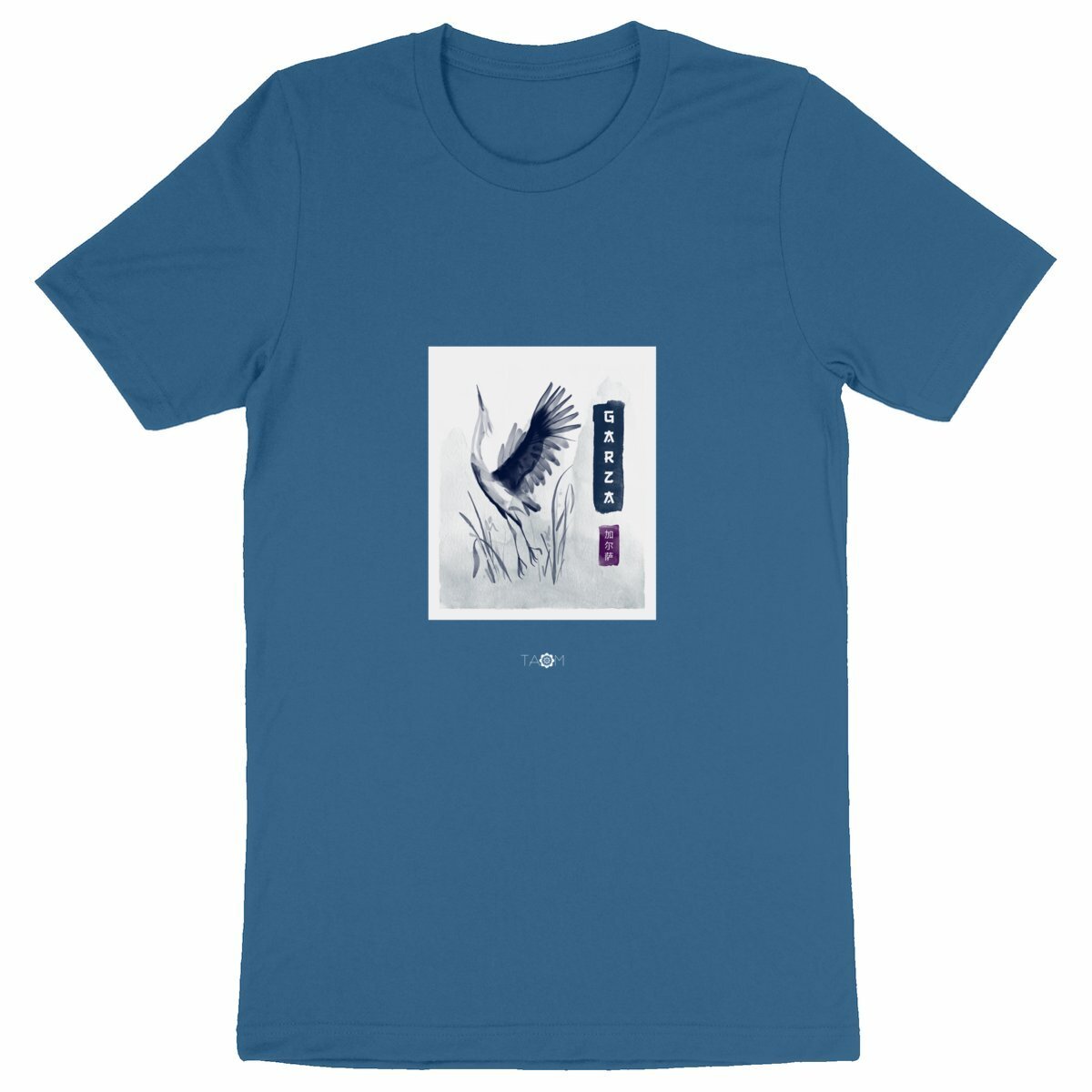 T-Shirt Unisexe CALLIGRAPHIE Héron