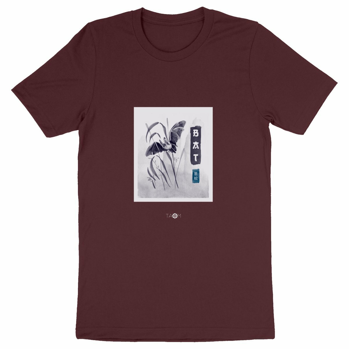 T-Shirt Unisexe CALLIGRAPHIE Chauve-Souris
