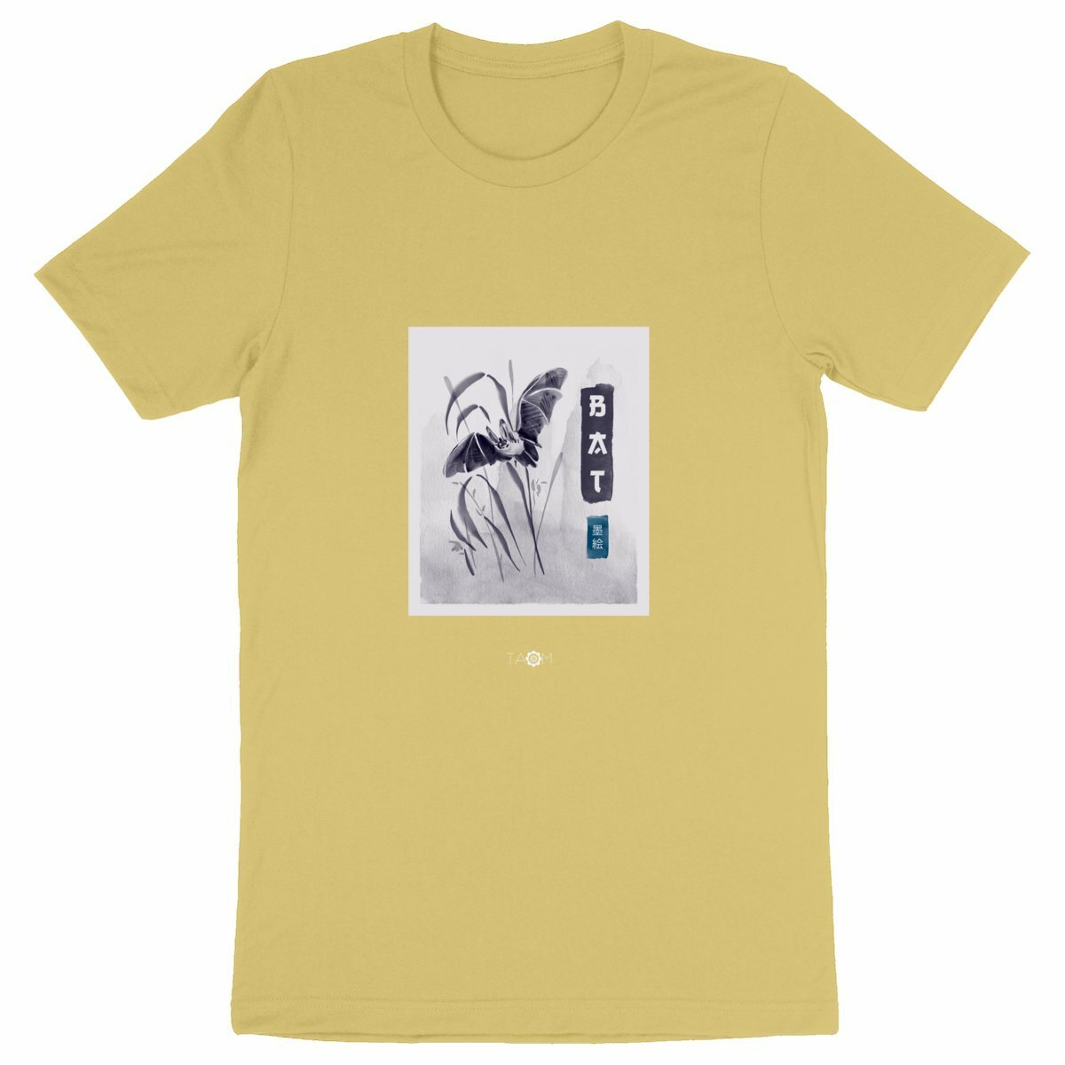 T-Shirt Unisexe CALLIGRAPHIE Chauve-Souris