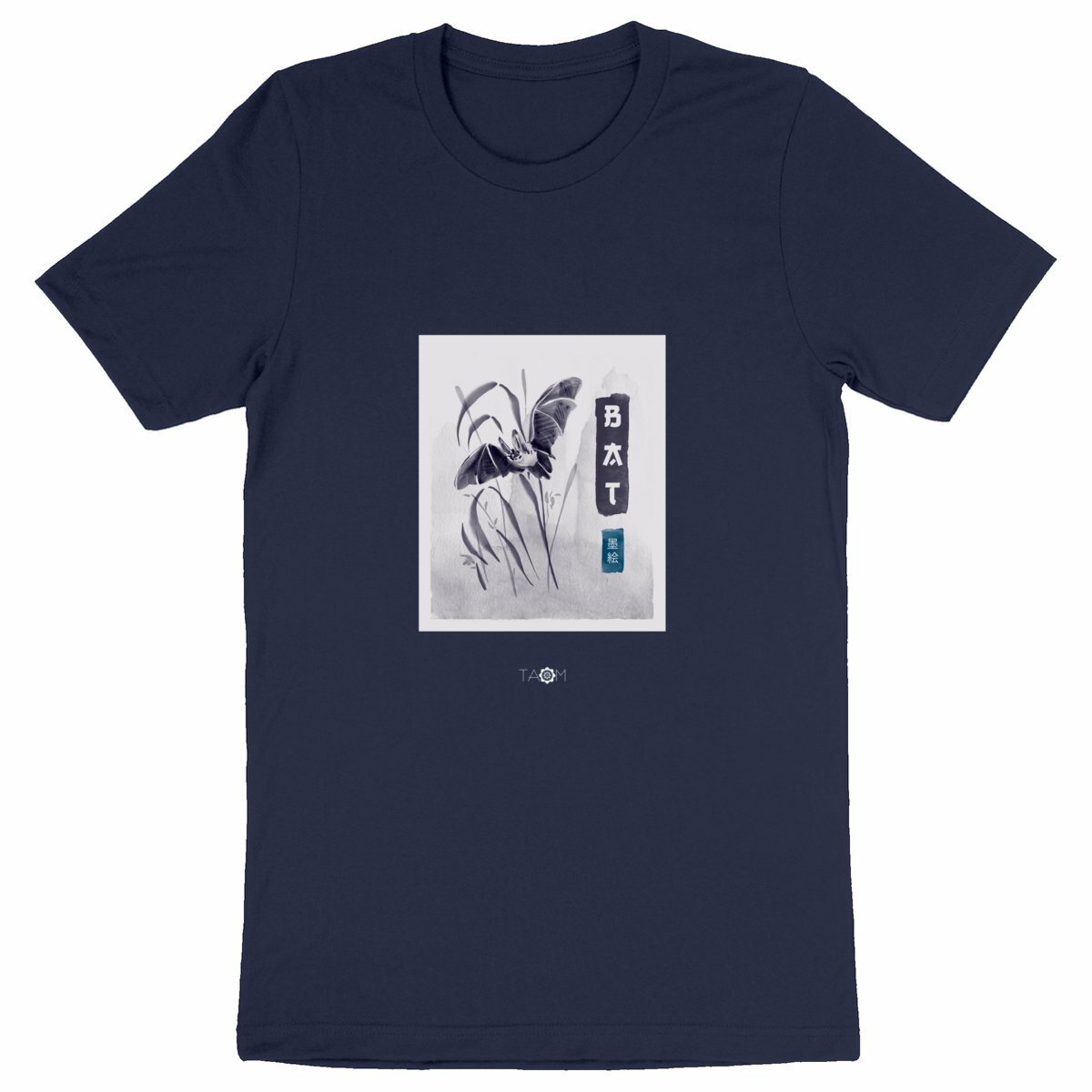 T-Shirt Unisexe CALLIGRAPHIE Chauve-Souris