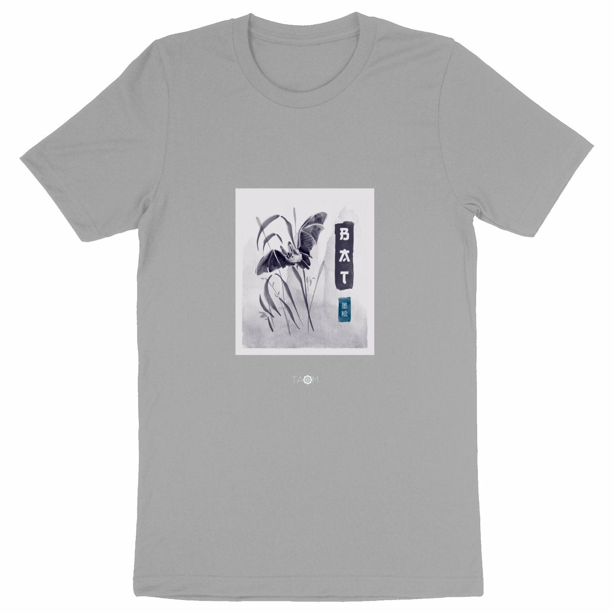 T-Shirt Unisexe CALLIGRAPHIE Chauve-Souris 