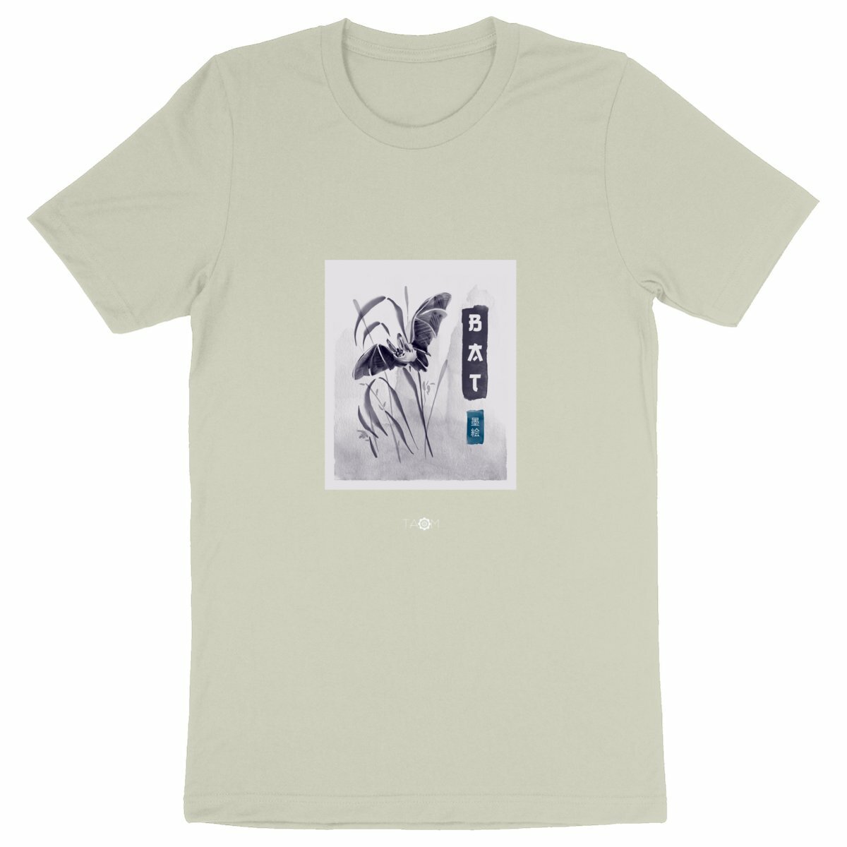 T-Shirt Unisexe CALLIGRAPHIE Chauve-Souris 