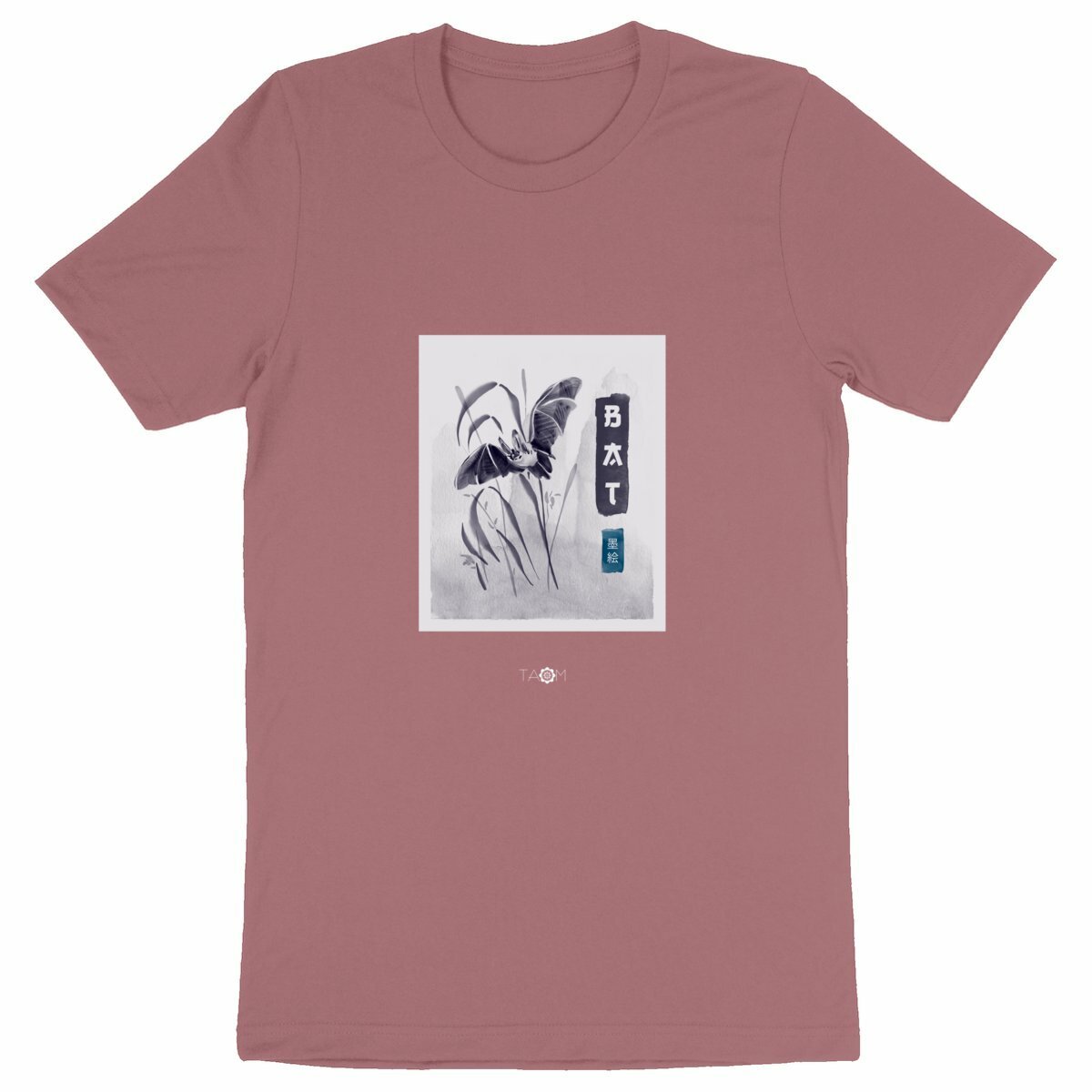 T-Shirt Unisexe CALLIGRAPHIE Chauve-Souris 