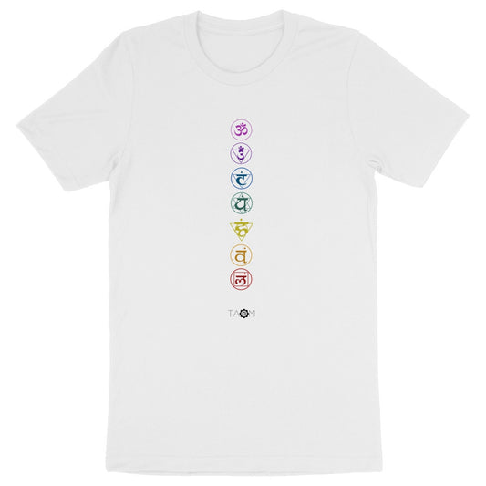 T-shirt Unisexe CHAKRA Géométrie dans le dos