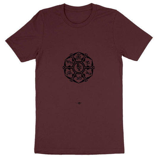 T-Shirt OM MANI PADME HUM Rond 